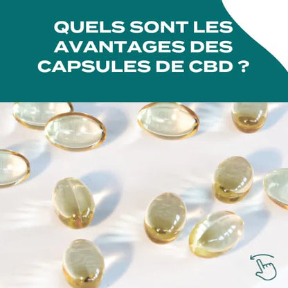 Bienfaits capsules de CBD